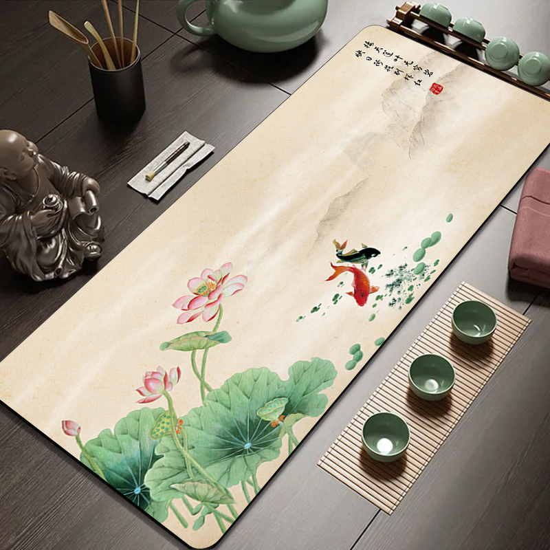 新中式桌旗禅意茶席茶垫茶桌垫布吸水茶台防水茶几垫桌布沥水垫,淘宝优惠券,粉丝福利购,淘宝优惠卷