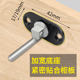 Universal drawer with one lock and three interlocks