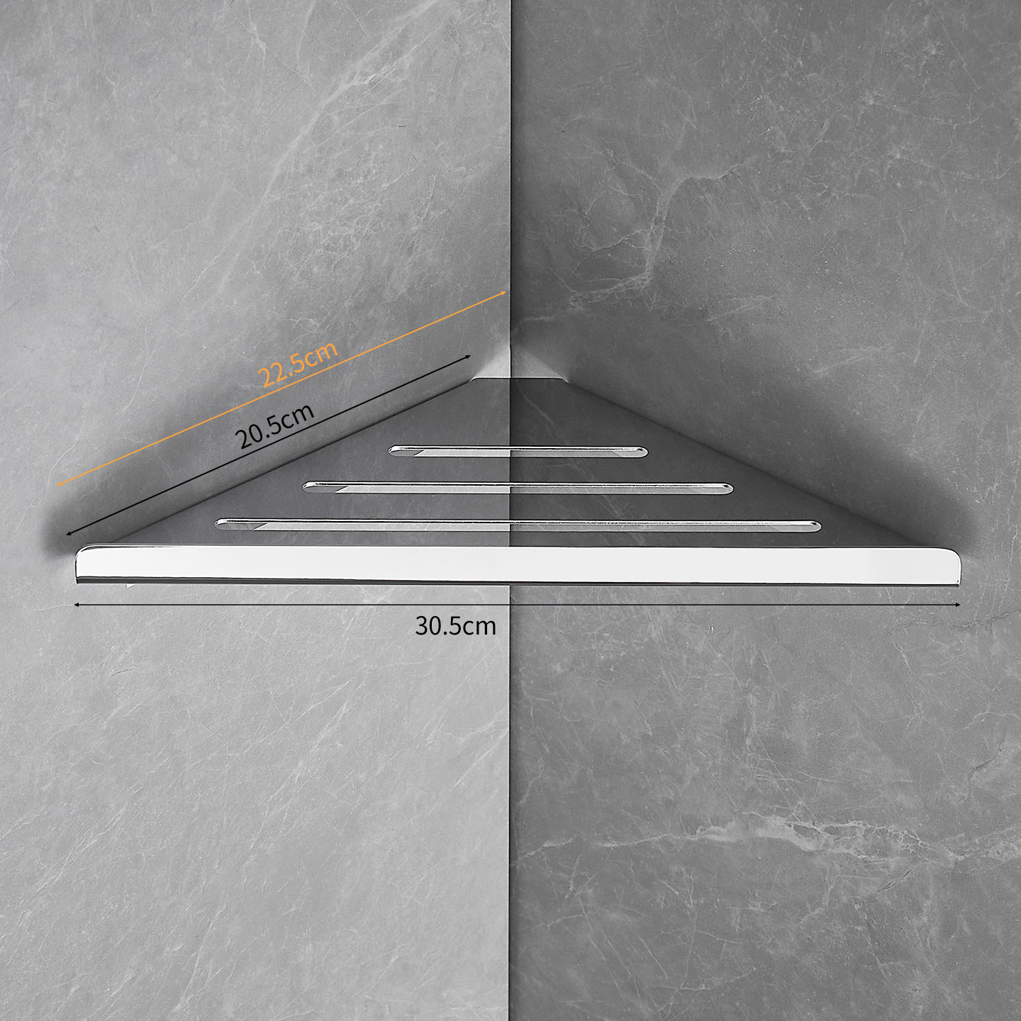 免打孔黑色三角板浴室角架304不锈钢卫生间三角板篮置物架壁挂,淘宝优惠券,粉丝福利购,淘宝优惠卷