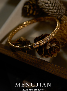 925银拉丝编织手镯麦穗手镯