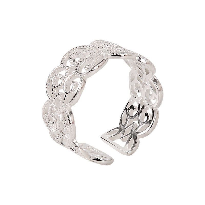 CACUSS Jewelry S925 Silver Open Ring High-end