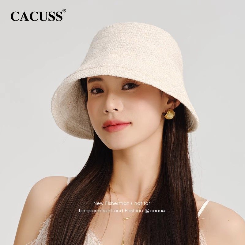 【1折起清仓福利合集】CACUSS清仓渔夫帽四季款户外女盆帽显脸小,淘宝优惠券,粉丝福利购,淘宝优惠卷