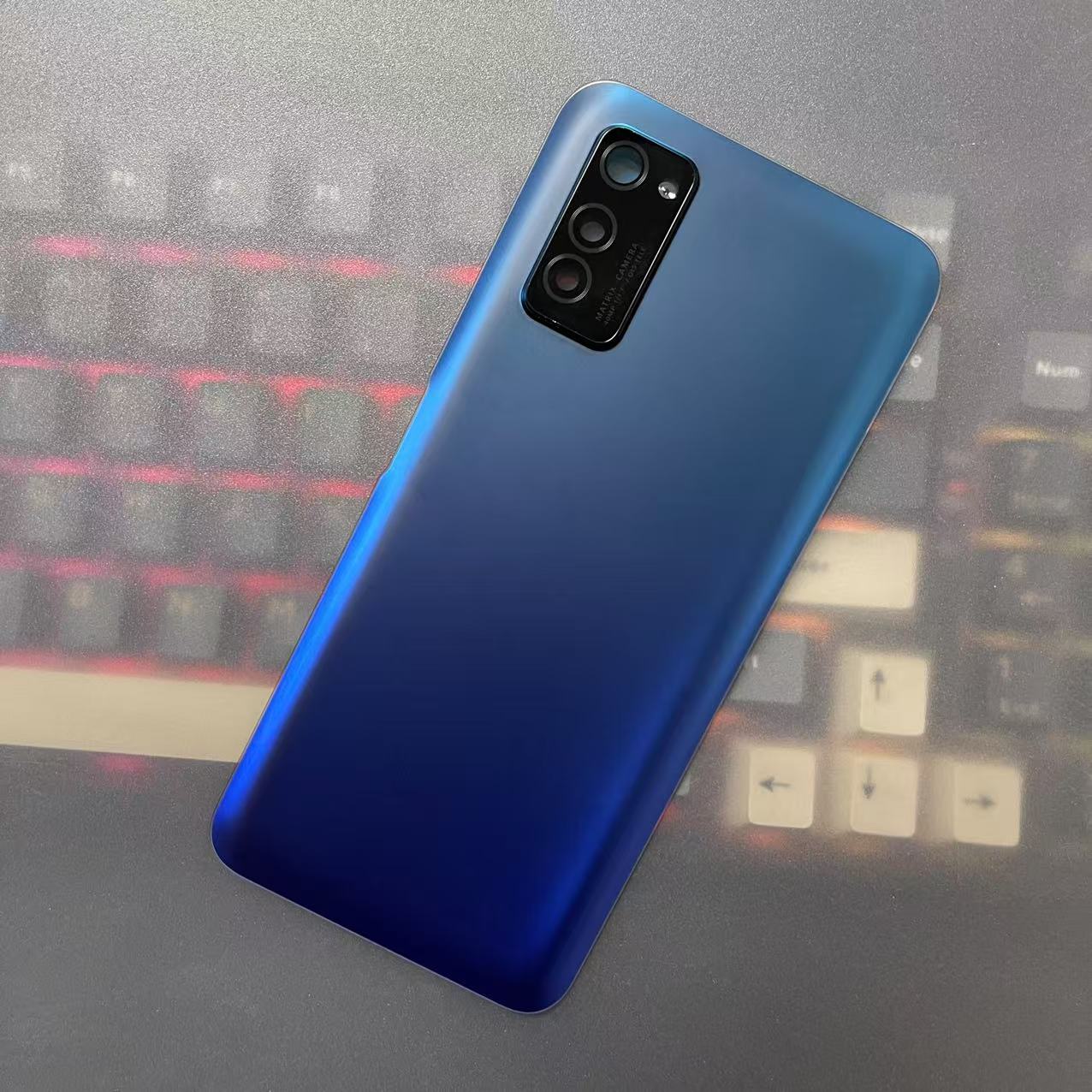 适用荣耀v30后盖玻璃HonorV30Pro塑料电池盖外壳后屏无标后壳背板 - 图0