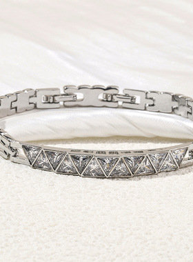 镶钻手链 电商专供日韩新款潮流精致花朵气质百搭微镶锆石手链式