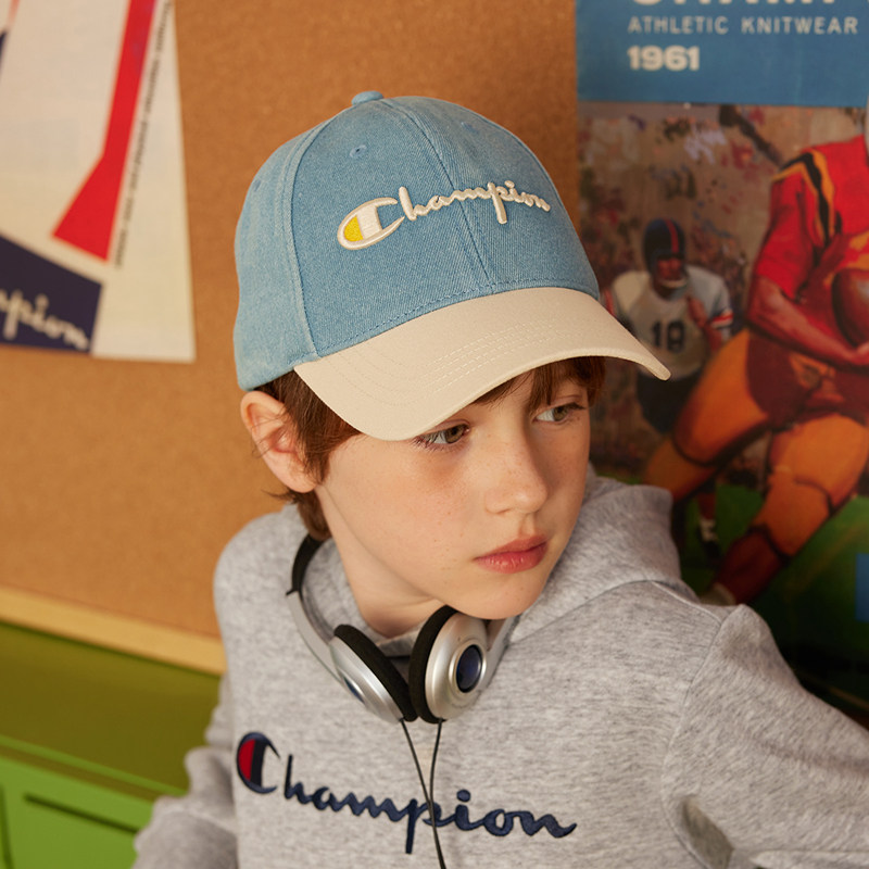 Champion冠军男女童亲子25秋冬新款户外运动日常休闲棒球帽鸭舌帽,淘宝优惠券,粉丝福利购,淘宝优惠卷
