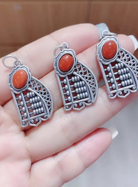 新款算盘吊坠古风简约坠子精打细