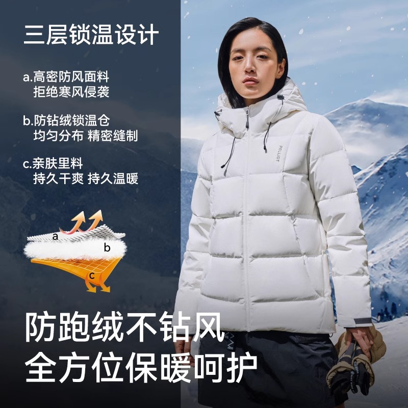 【极光pro】伯希和户外700蓬登山羽绒服男女冬保暖防风抗寒滑雪服