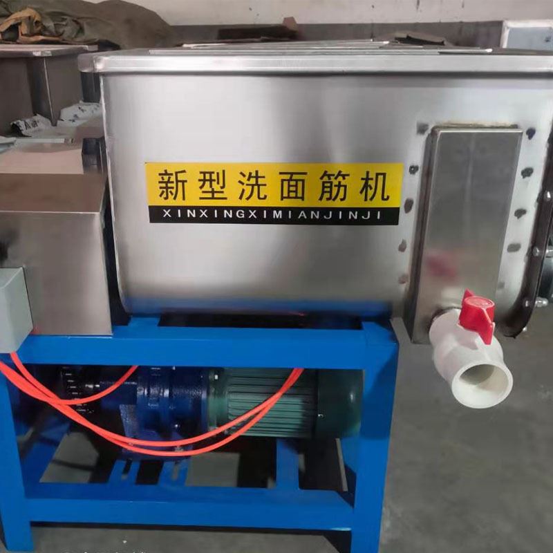 厂家热销商用双螺旋静音低噪凉皮洗面筋机不锈钢洗面和面一体机 - 图0