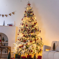 Large Christmas Tree 2023 New Home Swing Piece Diy Package Christmas Decorations Emulation Encrypted Flocking Pine