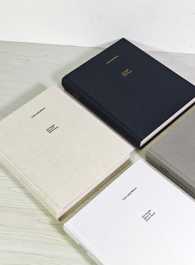 熙思英文黑白灰风格布面仿真书样板房客厅书房装饰书软装书摆件