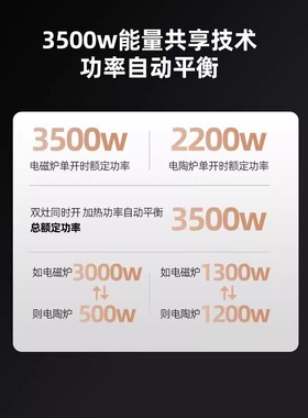 SUKIO硕高电磁炉嵌入式双灶家用电灶凹面内嵌电陶炉双炉一电一陶