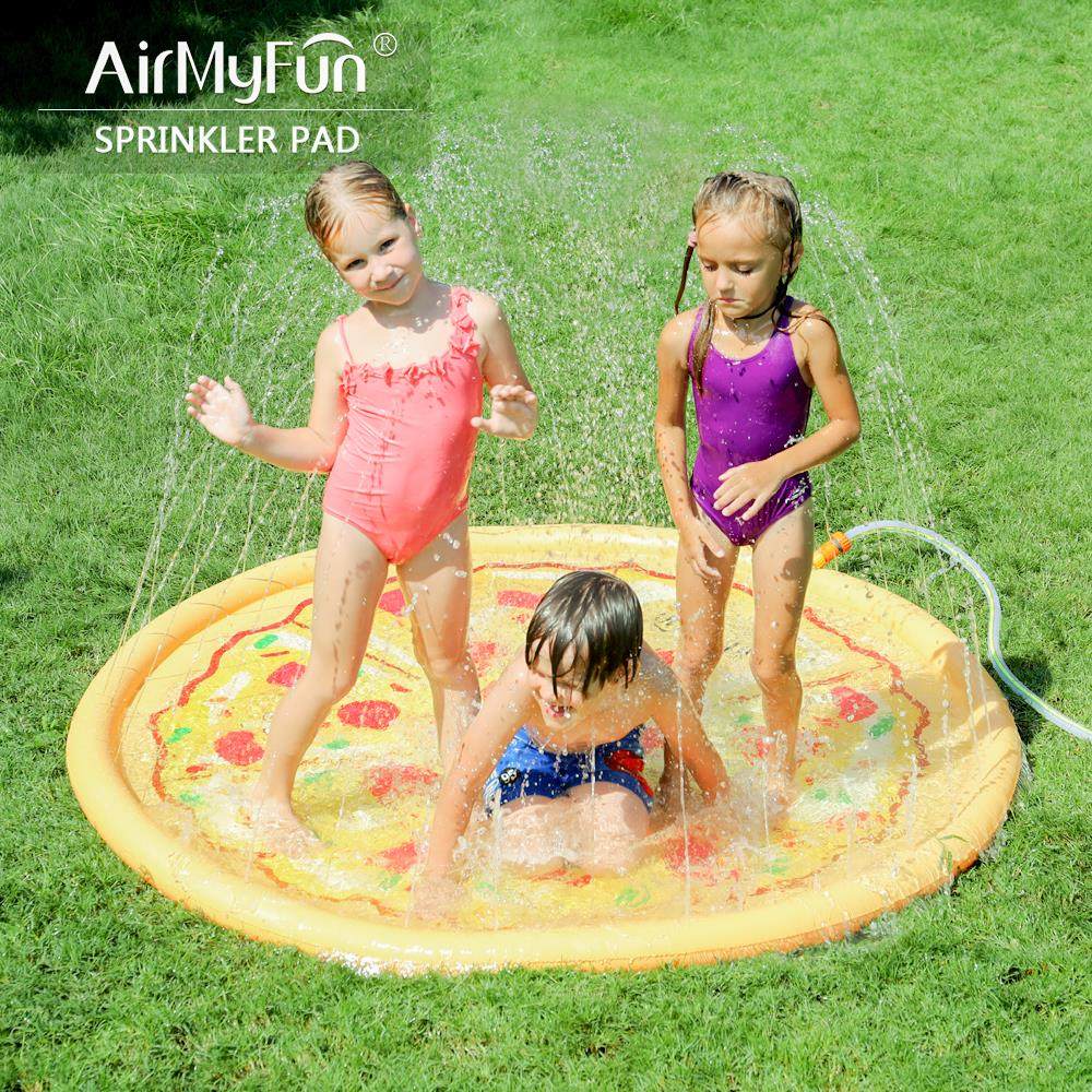 草坪洒水垫夏季儿童喷水垫沙滩小孩玩水戏水玩具户外趣味充气水池,淘宝优惠券,粉丝福利购,淘宝优惠卷