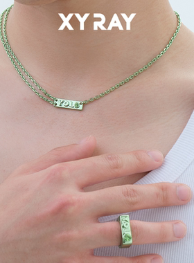 XYRAY 爱情鸟戒指女小众设计开口可调节轻奢高级感戒指2024新款