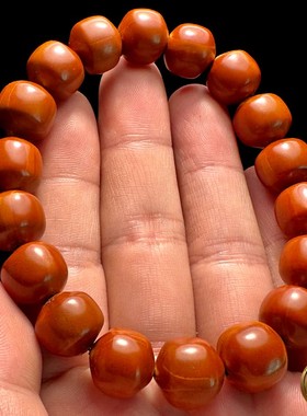 原籽老型桶珠橄榄核手串