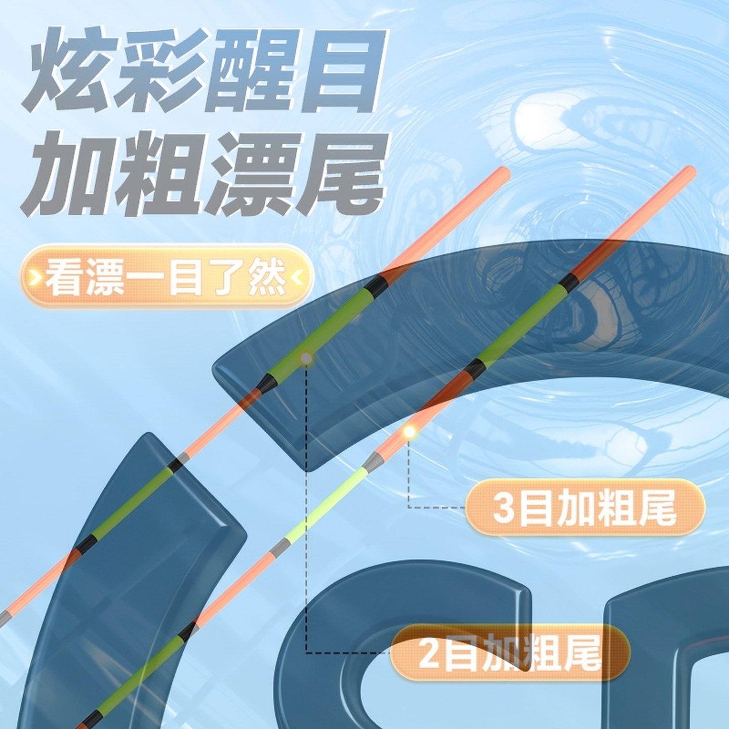 冬季轻口鲫鱼浮漂纳米加粗尾醒目近视鲤鱼底浅水钓鱼标漂渔具套装,淘宝优惠券,粉丝福利购,淘宝优惠卷
