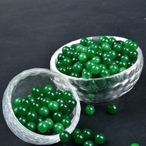 For the Buddha Supplies Seven Baoshi Green Round Manau Yuanzhu Buddha Statue Buddha Taxiu for Manza tray Hide 50 gr