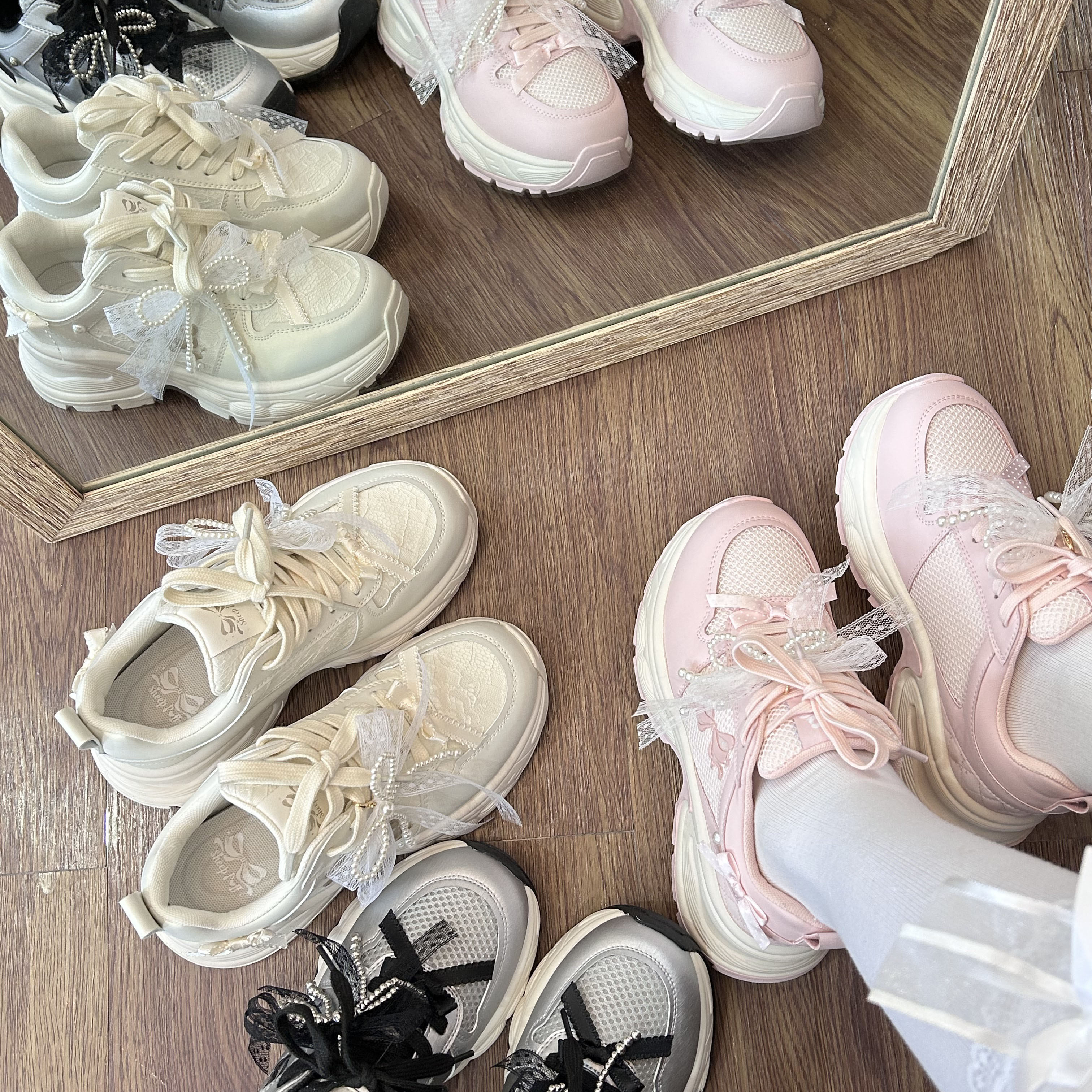 【现货】银河甜心lo跑绵羊运动原创运动鞋厚底跑鞋y2k少女粉色,淘宝优惠券,粉丝福利购,淘宝优惠卷