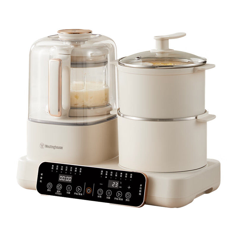 西屋多功能破壁机12D预约加热全自动豆浆机家用二合一早餐机蒸煮,淘宝优惠券,粉丝福利购,淘宝优惠卷