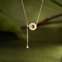 Ottles discount store Withdrawal Cupboard Clearance Clear Cabin Pick-up 18K Gold and Tian Yuliu Sunecklace Outlets Female Oletian