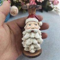 Resin Candle Holder Christmas Snod Snowman Candlesticks