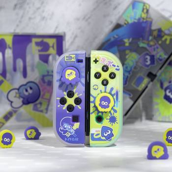 switch protective case Splatoon 3 frosted separate case protective case Nintendo oled game console ns ອຸປະກອນເສີມ