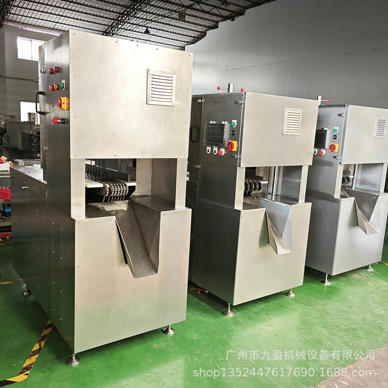 全自动多锯条锯骨机 数控版冷冻牛膝盖骨牛蹄切块机 牛窝骨切块机 - 图0