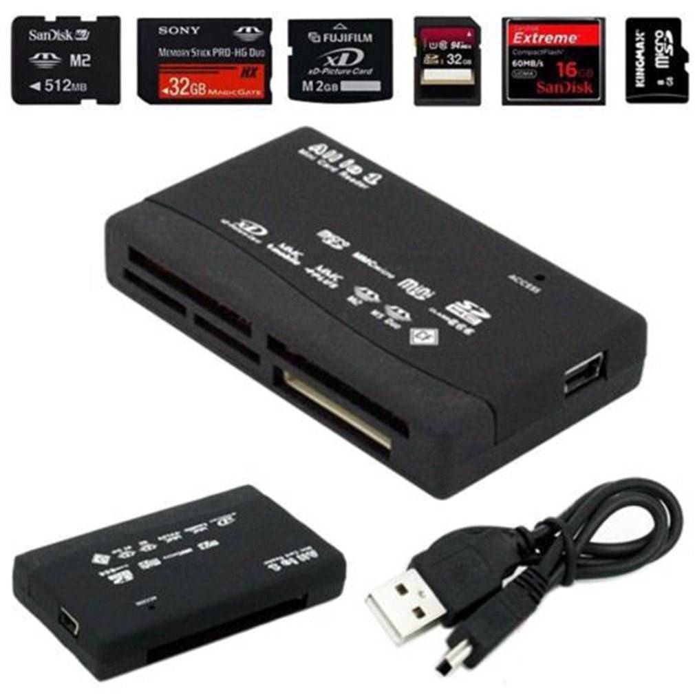 Memory Card Reader Mini 26-IN-1 SB 2.0 High Speed CF xD SD - 图3