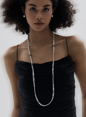 iKiCo珍珠项链毛衣链女叠戴高级