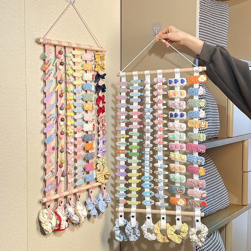 儿童发夹收纳架壁挂发饰夹子女童发箍头绳整理神器挂墙发卡展示架,淘宝优惠券,粉丝福利购,淘宝优惠卷