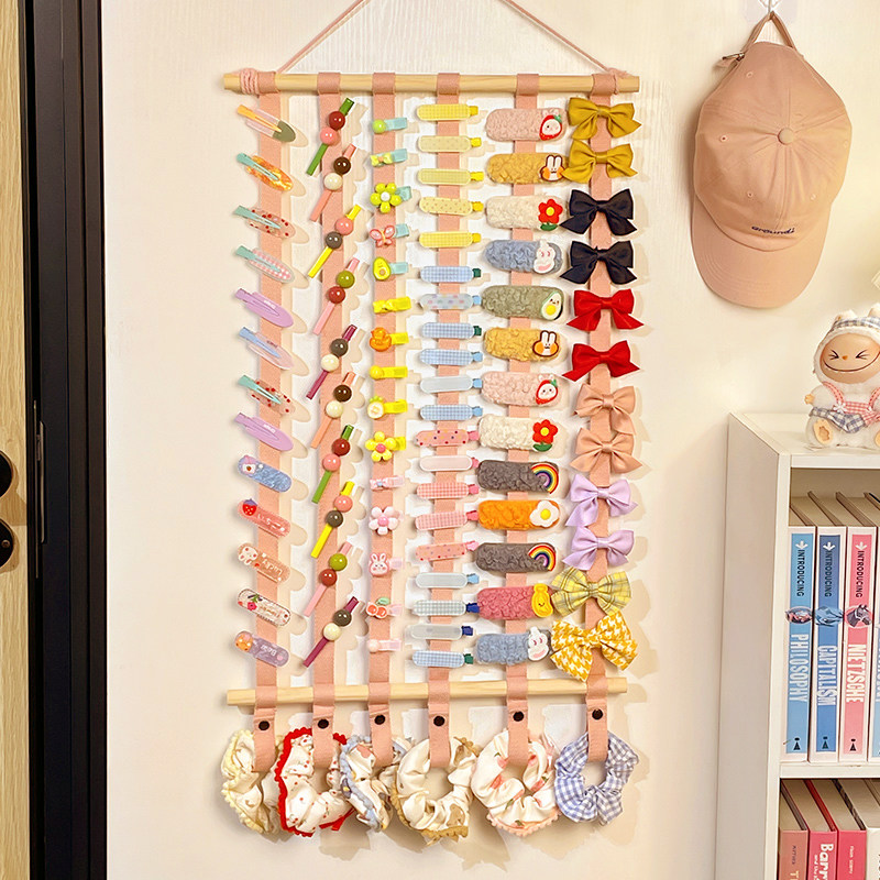 儿童发夹收纳架壁挂发饰夹子女童发箍头绳整理神器挂墙发卡展示架,淘宝优惠券,粉丝福利购,淘宝优惠卷