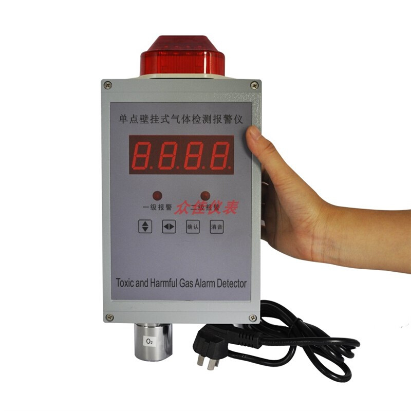 单点壁挂式一氧化碳气体检测报警仪可燃氧气有毒有害探测器HFF-CO-图3
