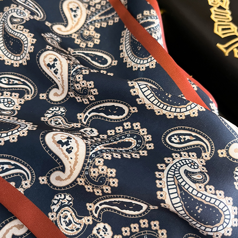 小长条方巾丝巾女春秋冬季搭配衬衫围脖子护颈系脖薄围巾领巾飘带 - 图2