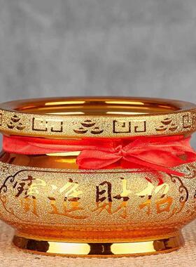 香炉家用室内陶瓷烧香炉香薰插香大香炉上供沙金供佛小香炉碗佛具