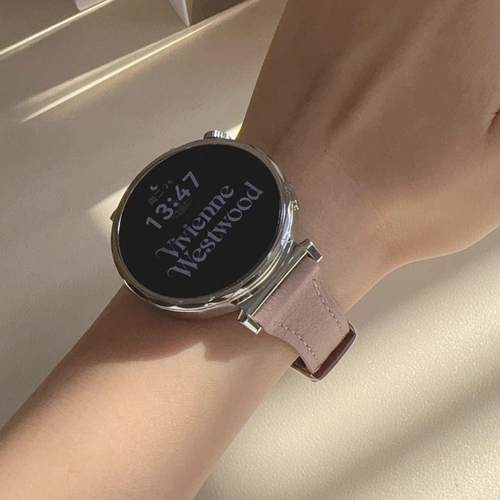 适用华为gt5表带新款GT5Pro荔枝纹秋冬真皮方扣腕带watch4/3Pro小蛮腰gt4/gt3真牛皮18mm高级感41mm表带46mm - 图2