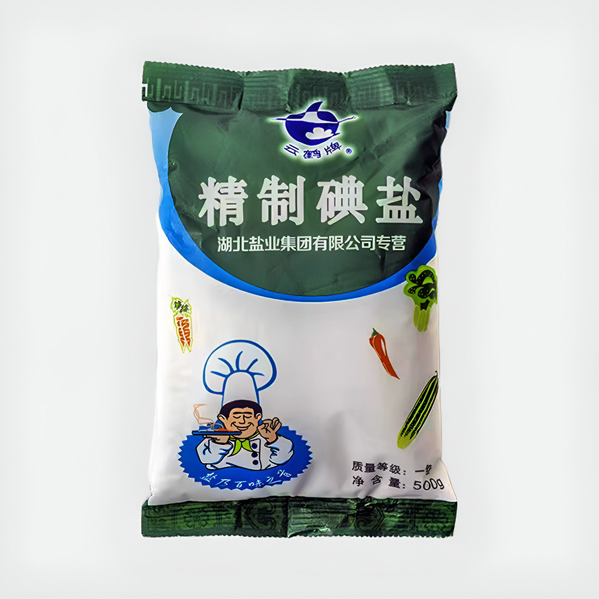 云鹤500g精制碘盐湖北老盐井矿盐食盐家用细盐精盐调味整箱批发 - 图3