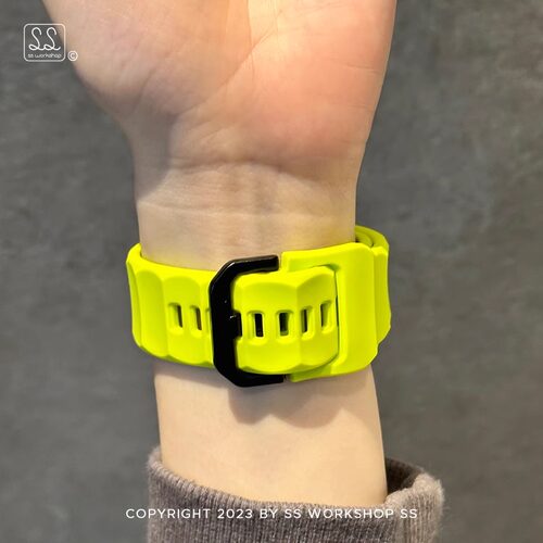 适用applewatch苹果手表表带s10男女生s9新款se高级感ultra3硅胶iwatch智能腕表s11春夏天波浪纹运动质感小众 - 图3