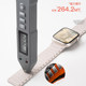 Zhang Jingyi El mismo modelo es adecuado para iWatch Apple Watch Applewatch Strap S9 Summer Day SE NEW ULTRA2 Men and Women S8 High-End S1T Sports Creative Sports Nicho magnético de silicona original
