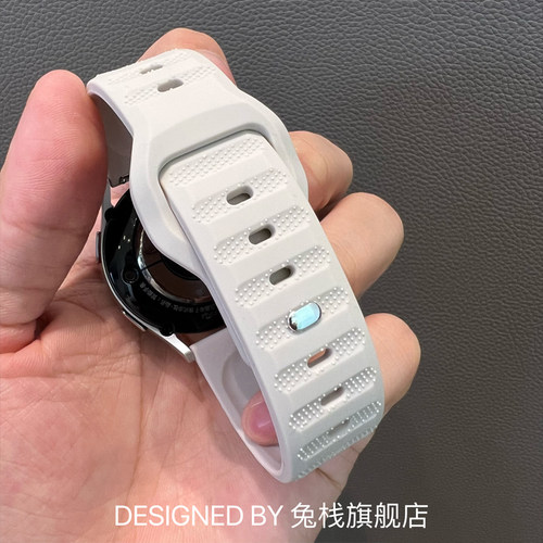 适用小米watchs3智能手表color运动版s2表带s4 41mm硅胶运动透气color2男女生watchs1pro夏天点纹s4sport腕带 - 图2