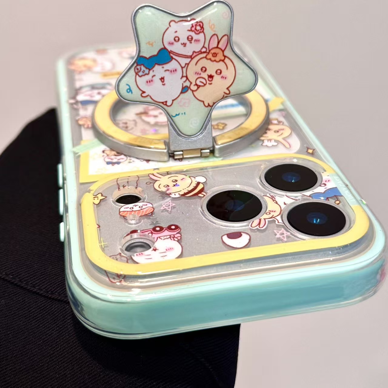 卡通可爱吉伊卡哇三小只适用iPhone17promax手机壳15新款17pro网红女款13创意全包防摔16pro超好看17保护套 - 图1