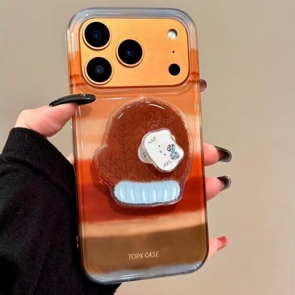 韩系ins风简约晕染手套磁吸适用iPhone17promax手机壳15新款17pro网红女款13创意全包防摔16pro好看17保护套