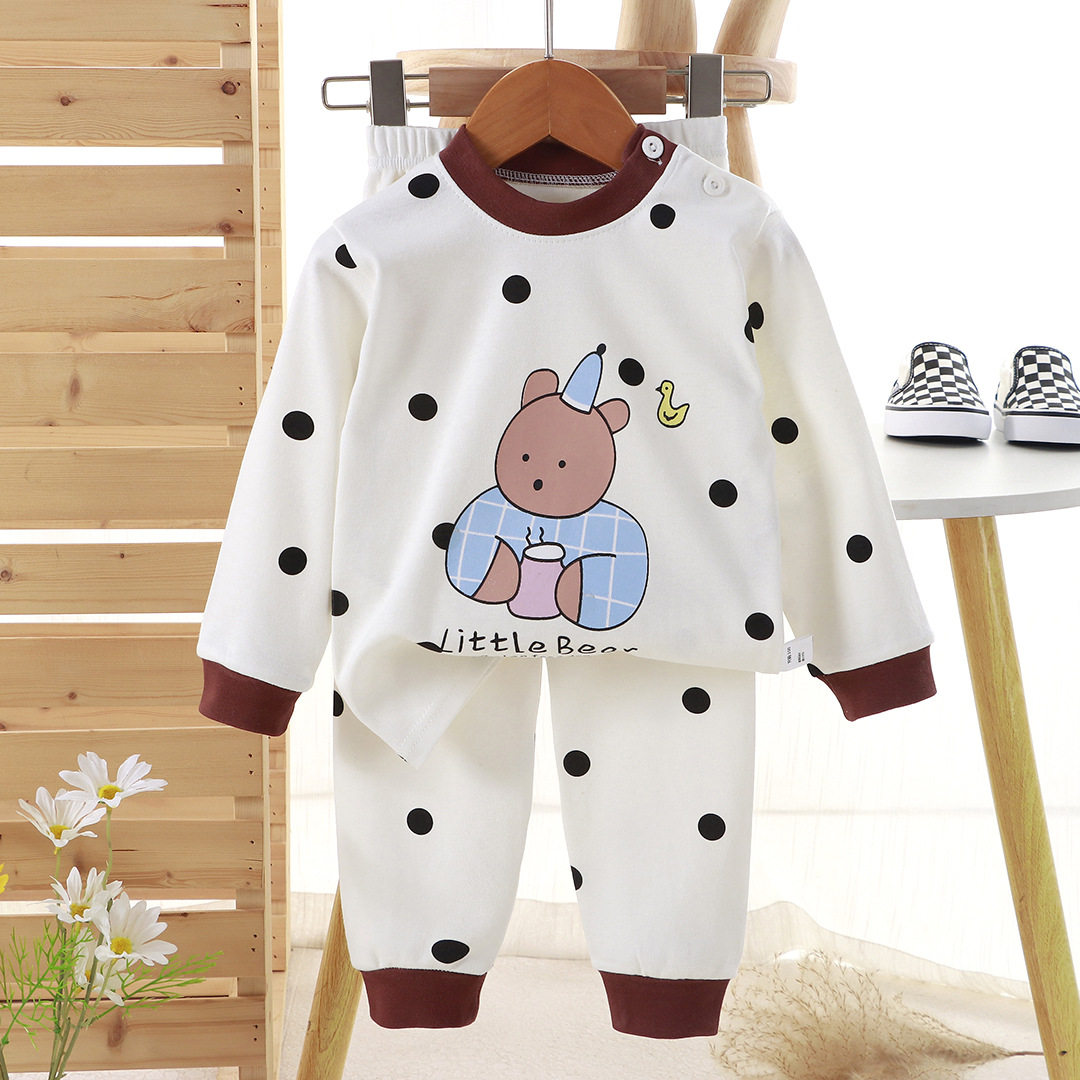 儿童纯棉套装春秋宝宝秋衣裤男女童冬季内衣打底衫婴儿睡衣家居服,淘宝优惠券,粉丝福利购,淘宝优惠卷