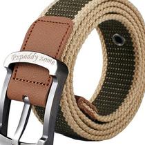 Work belt Mens sturdy and durable wear leather belt Male Lauprotect old canvas belt worker pants with middle-aged students