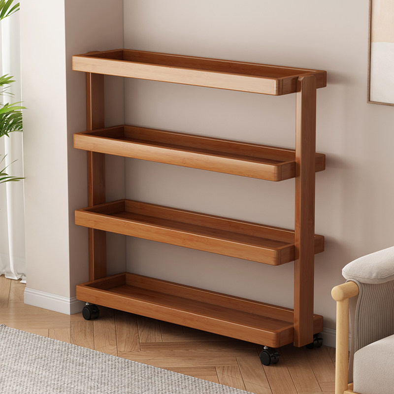 楠竹边几可移动小推车客厅沙发茶几厨房储物柜家用简易收纳置物架,淘宝优惠券,粉丝福利购,淘宝优惠卷