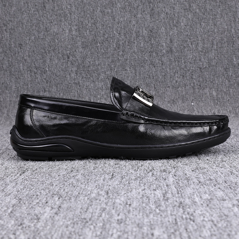 广州男鞋2024新款休闲皮鞋驾车鞋男一脚蹬豆豆鞋轻便时尚男士皮鞋,淘宝优惠券,粉丝福利购,淘宝优惠卷
