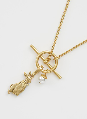 【彼得兔联名】 Fable弗洛普西OT扣珐琅彩项链锁骨链礼物送女友