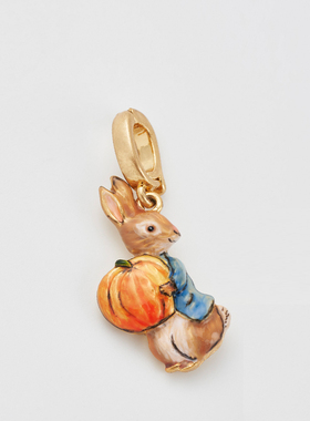 【彼得兔联名】彼得兔南瓜珐琅彩吊坠百搭小众设计送女友生日礼物