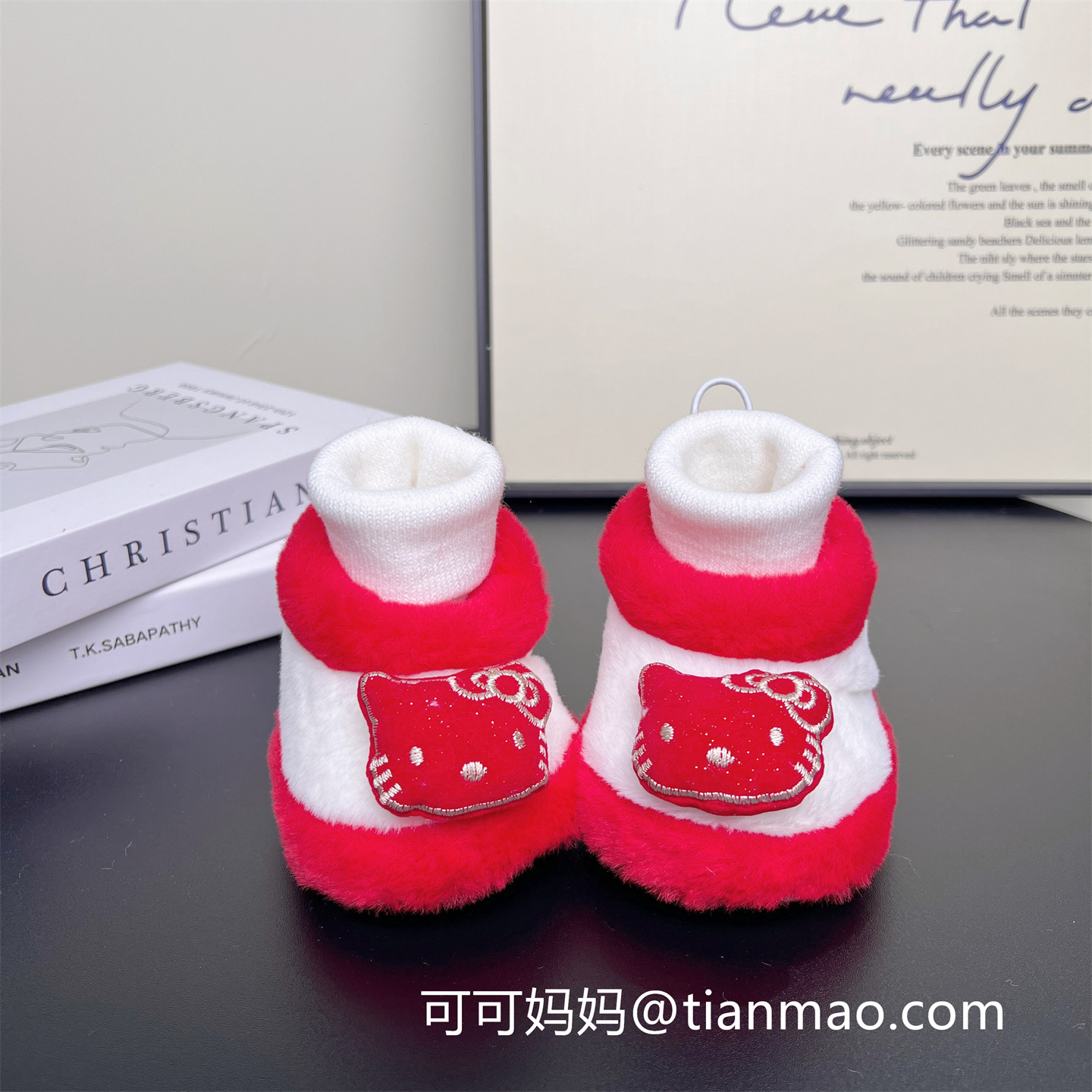 新款红色婴儿鞋子冬季0-1岁满月百天周岁喜庆0-6个月女宝宝棉鞋,淘宝优惠券,粉丝福利购,淘宝优惠卷