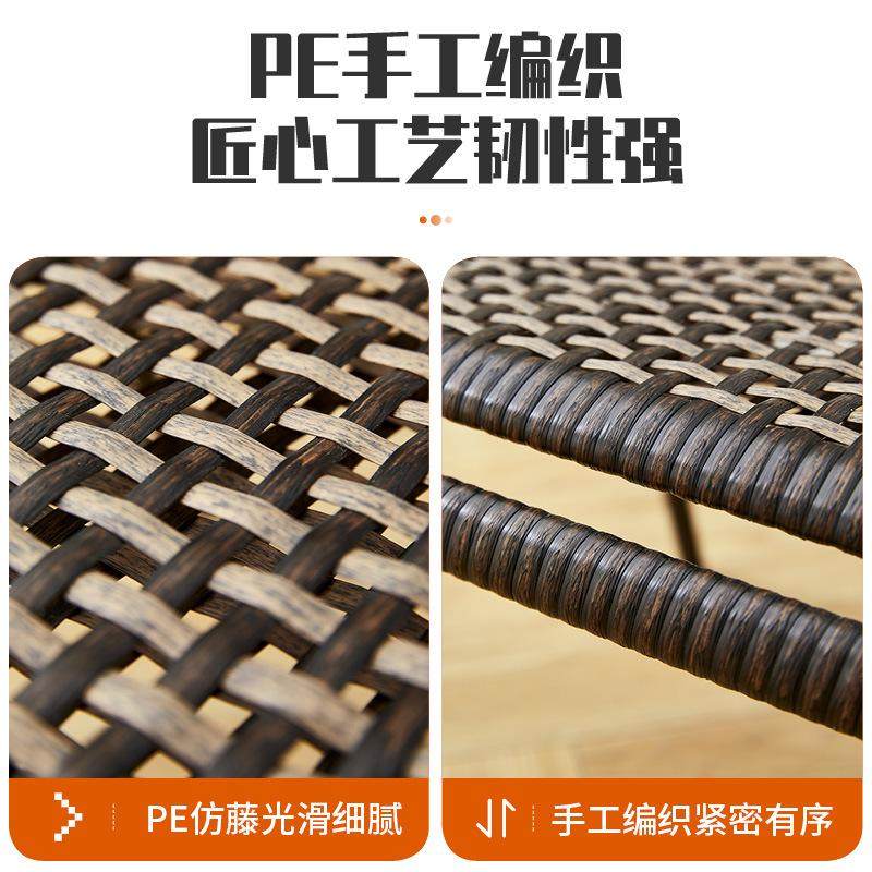 阳台休闲椅塑料 手工编织户外小藤椅 家用靠背椅中式小茶椅滕靠椅,淘宝优惠券,粉丝福利购,淘宝优惠卷