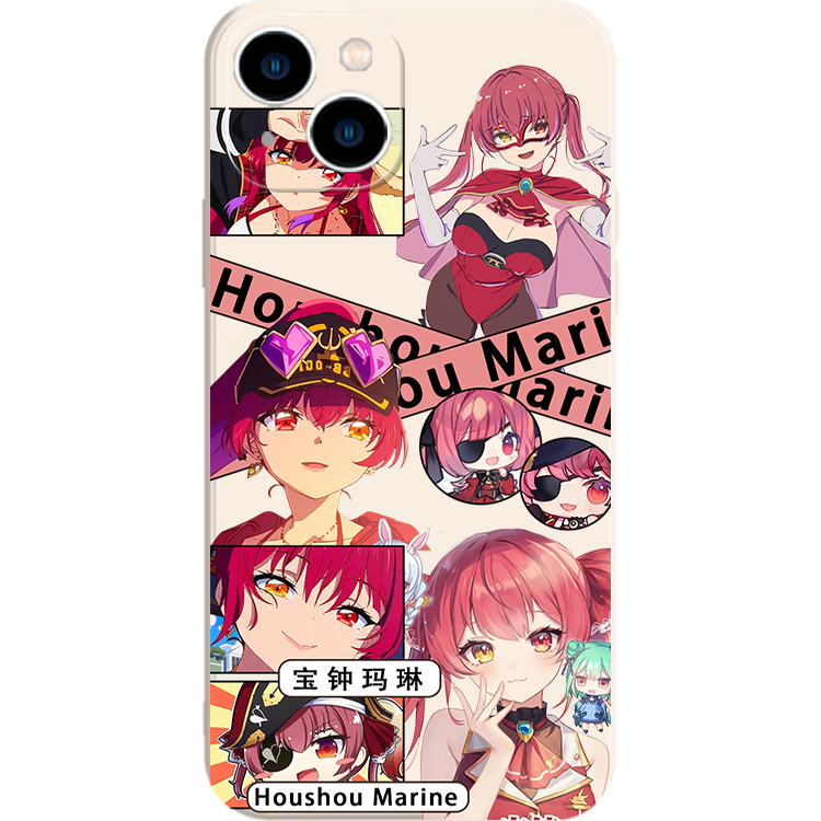 宝钟玛琳手机壳Hololive适用苹果16vtb华为mate60虚拟主播vtuber周边iPhone17promax14p荣耀OPPO13小米15vivo - 图3