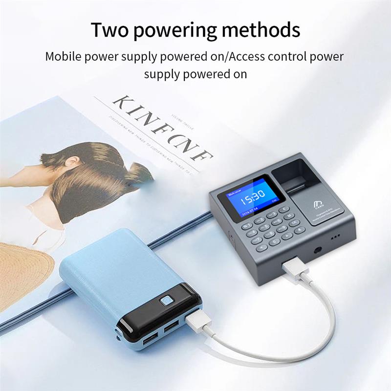 Electronic access control system set fingerprint access control lock electromagnetic lock magnetic lock access control system all-in-one machine swipe card attendance